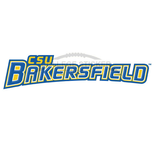 Customs CSU Bakersfield Roadrunners logo Iron-on Transfers N4062